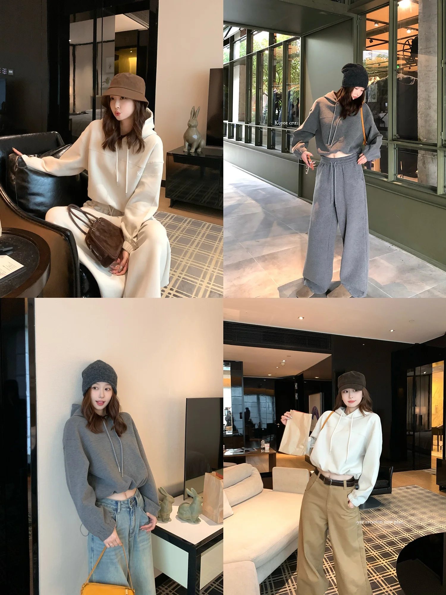 Свободный спортивный костюм-двойка для женщин: худи и брюки. Повседневная спортивная одежда. Осенняя коллекция. Удобная уличная одежда.
Свободный спортивный костюм-двойка для женщин: худи и брюки. Повседневная спортивная одежда. Осенняя коллекция. Удобная уличная одежда.