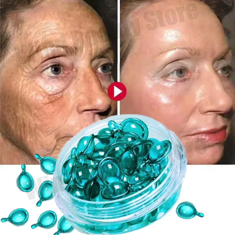 New Blue Copper Peptide Capsule Face Serum Wrinkle Remove Essence Tightens Night Moisturizing Radiant Rejuvenation Skin Care 
New Blue Copper Peptide Capsule Face Serum Wrinkle Remove Essence Tightens Night Moisturizing Radiant Rejuvenation Skin Care