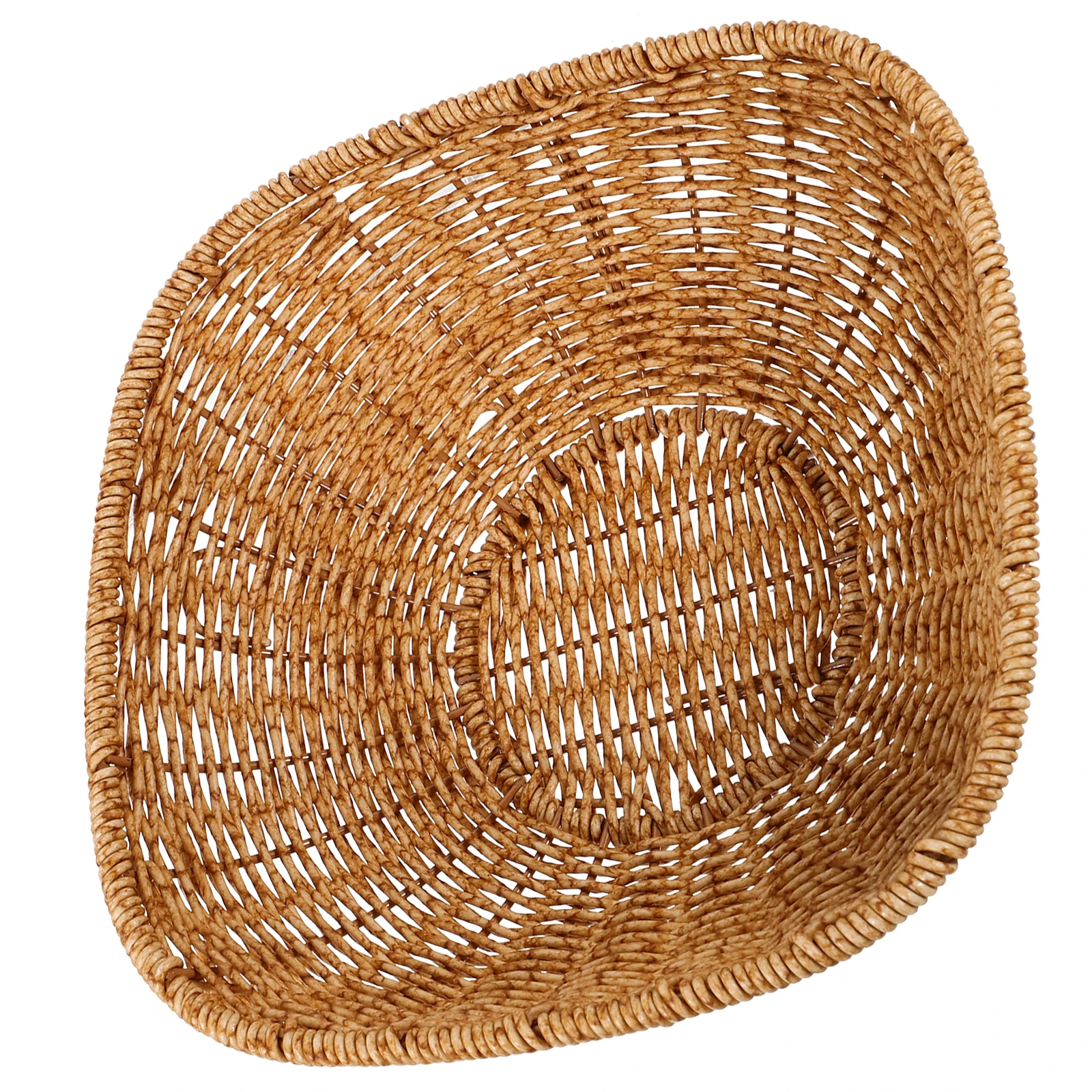 Large Woven Fruit Basket Imitation Rattan Storage Tray Bread Holder Home Decor Spacious Capacity Multifunctional Household Item
Large Woven Fruit Basket Imitation Rattan Storage Tray Bread Holder Home Decor Spacious Capacity Multifunctional Household Item