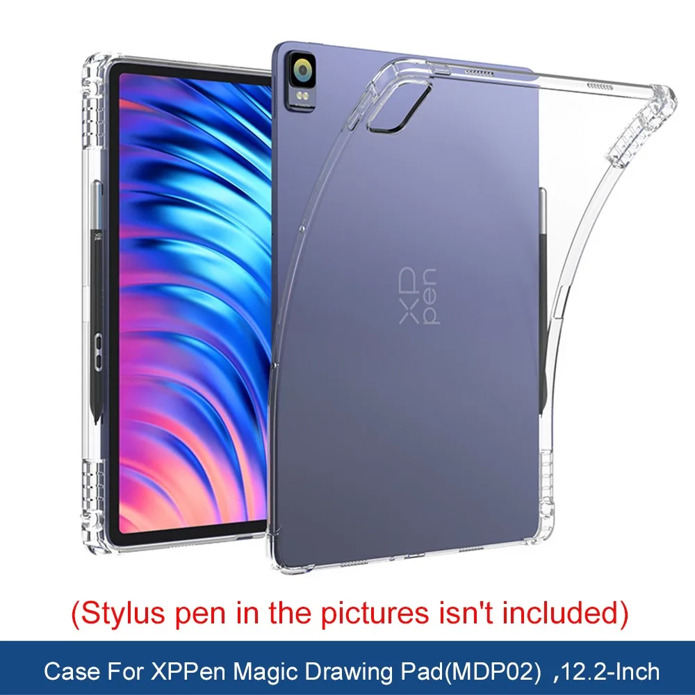 Clear Case For XPPen Magic Drawing Pad,MDP02,12.2"inch Smart Tablet Case Cover Pencil Holder TPU Cover with 4 Shockproof Airbags
Clear Case For XPPen Magic Drawing Pad,MDP02,12.2"inch Smart Tablet Case Cover Pencil Holder TPU Cover with 4 Shockproof Airbags