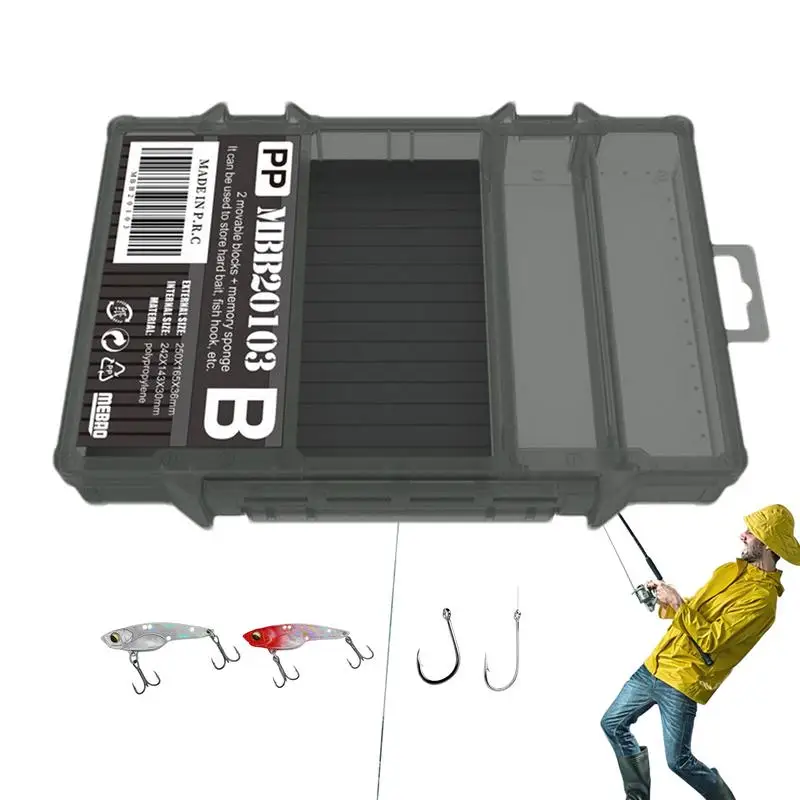 Fishing Lure Box Portable Tackle Tray Fish Lure Box Fly Fishing Accessories Lightweight Fishing Tackle Organizer for Fishing
Fishing Lure Box Portable Tackle Tray Fish Lure Box Fly Fishing Accessories Lightweight Fishing Tackle Organizer for Fishing