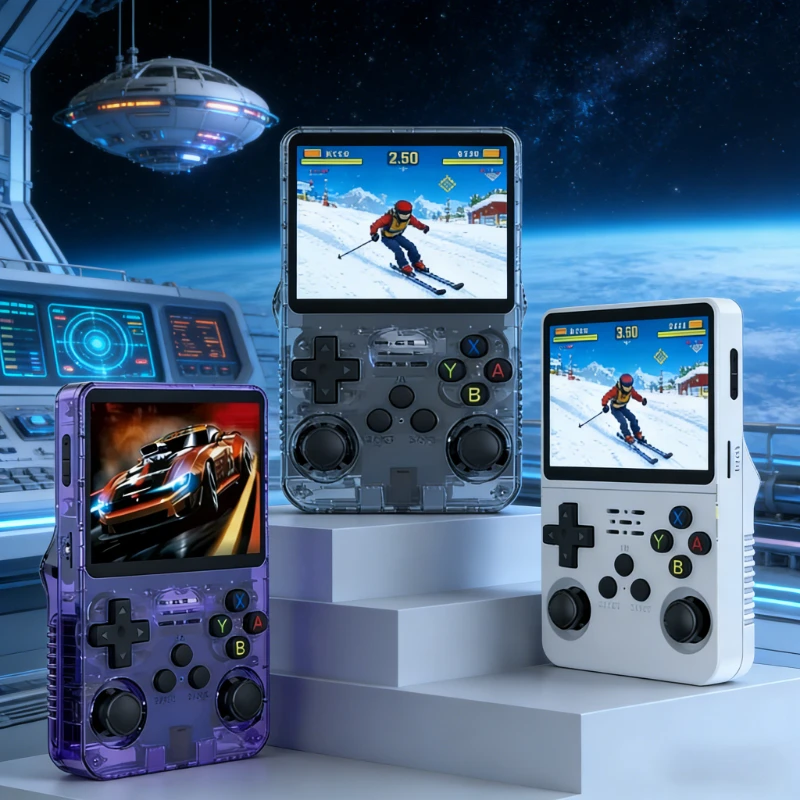 Портативная игровая консоль R36S Retro с новым 3,5-дюймовым IPS-экраном, 128 ГБ предустановленных игр, Linux, карманный плеер
Портативная игровая консоль R36S Retro с новым 3,5-дюймовым IPS-экраном, 128 ГБ предустановленных игр, Linux, карманный плеер