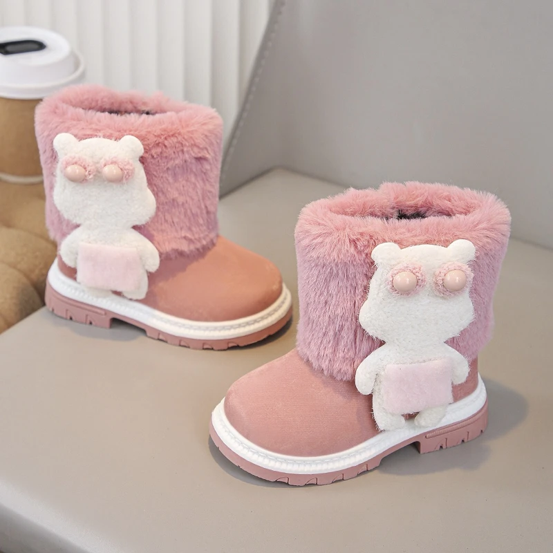 Fashion Girls' Shoes 2025 Winter New Kids Snow Boots Comfort Anti Slip Girls' Thick Soled Ankle Boots Simple Child Woolen Boot
Fashion Girls' Shoes 2025 Winter New Kids Snow Boots Comfort Anti Slip Girls' Thick Soled Ankle Boots Simple Child Woolen Boot