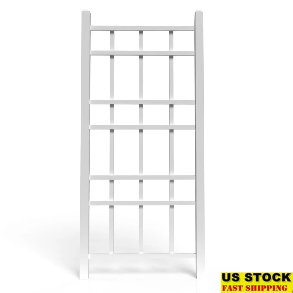 PVC Vinyl Outdoor Garden Trellis Climbing Plants Durable Low Maintenance Patio Trellis Easy Install with Ground Anchors
PVC Vinyl Outdoor Garden Trellis Climbing Plants Durable Low Maintenance Patio Trellis Easy Install with Ground Anchors