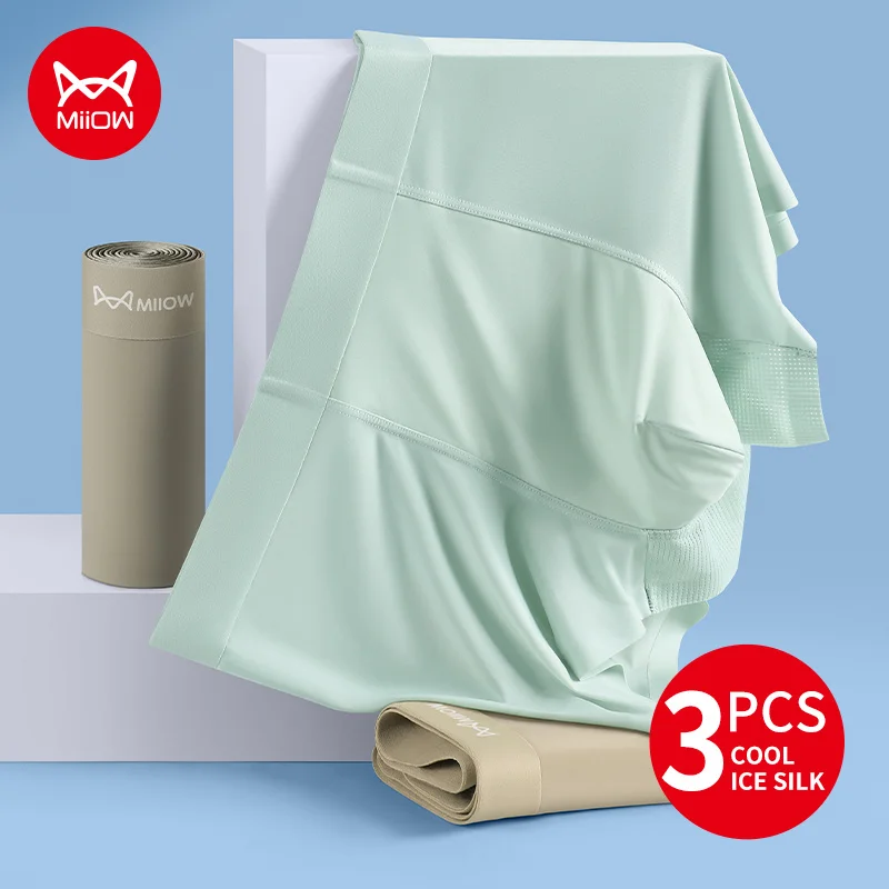 MiiOW, 3 шт., мужское нижнее белье из ледяного шелка, боксеры 10A, антибактериальные мужские трусы с мятной промежностью, бесшовные дышащие мужские трусы-боксеры
MiiOW, 3 шт., мужское нижнее белье из ледяного шелка, боксеры 10A, антибактериальные мужские трусы с мятной промежностью, бесшовные дышащие мужские трусы-боксеры