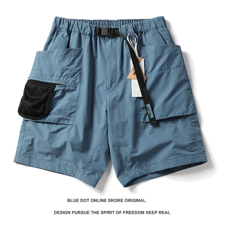 Japanese Retro Multi-Pocket Cargo Shorts for Men Summer Outdoor Functional Quick-Dry Mesh Lining Loose Fit Dopamine Colorway
Japanese Retro Multi-Pocket Cargo Shorts for Men Summer Outdoor Functional Quick-Dry Mesh Lining Loose Fit Dopamine Colorway