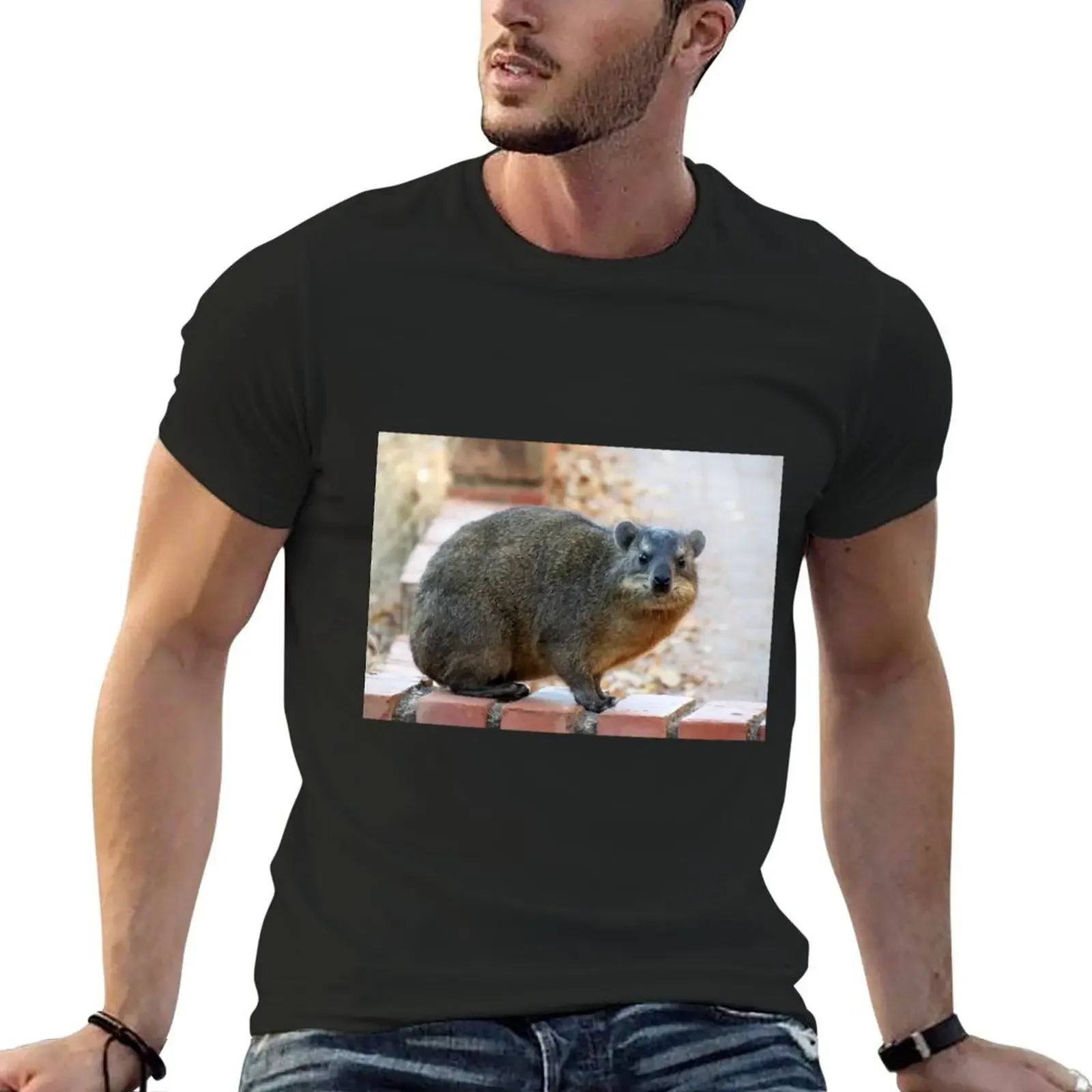 Dassie / Rock hyrax T-Shirt plus size clothes oversized t shirt blacks summer clothes Men's cotton t-shirt
Dassie / Rock hyrax T-Shirt plus size clothes oversized t shirt blacks summer clothes Men's cotton t-shirt