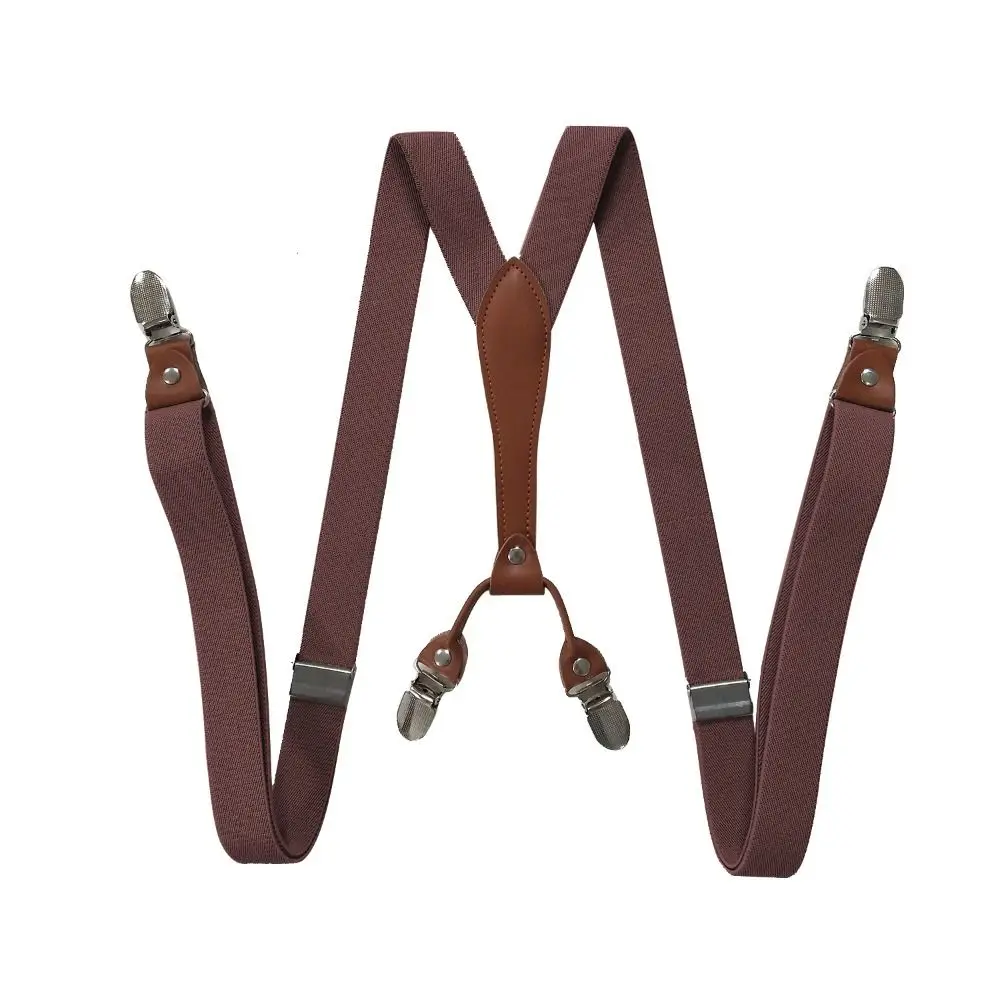 New Adjustable Braces Suspenders 4 Clips Vintage Elastic Braces Wedding Party Y Shape Brace Strap Belt Men Women
New Adjustable Braces Suspenders 4 Clips Vintage Elastic Braces Wedding Party Y Shape Brace Strap Belt Men Women
