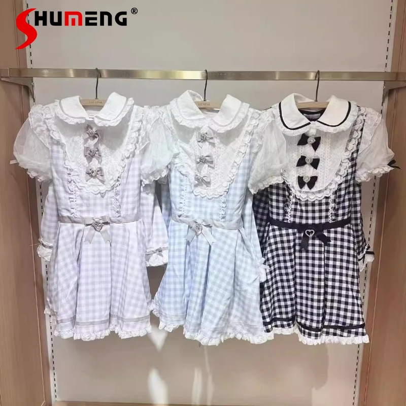 Liz Dress Set Summer Sweet Princess Cute Bow Slim-Fit Elegant Lolita Short-sleeved Tops + Shorts 2-piece Set Womens Outifits
Liz Dress Set Summer Sweet Princess Cute Bow Slim-Fit Elegant Lolita Short-sleeved Tops + Shorts 2-piece Set Womens Outifits