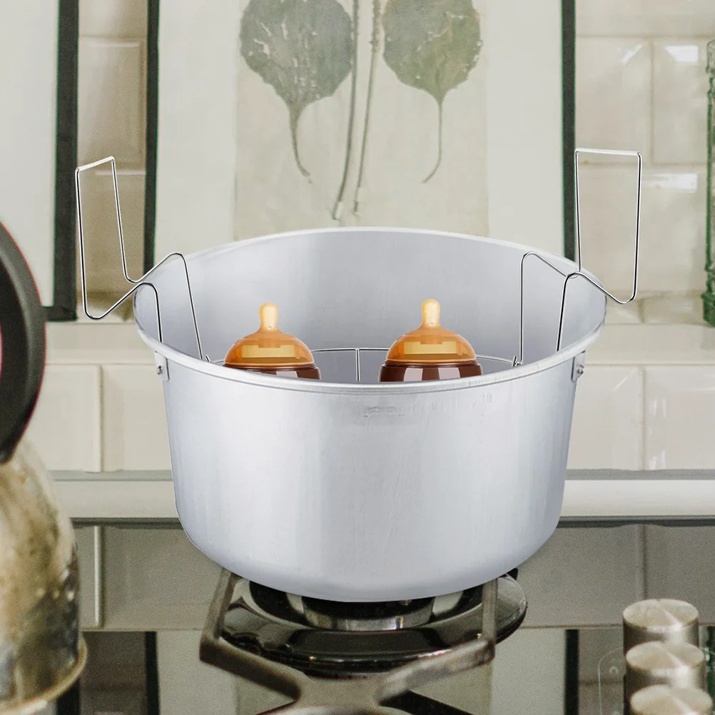 2Pcs Household Canning Rack Stainless Steel Robust Water Bath Canner Rack with Handle for Mason Jar Canning and Bottle
2Pcs Household Canning Rack Stainless Steel Robust Water Bath Canner Rack with Handle for Mason Jar Canning and Bottle