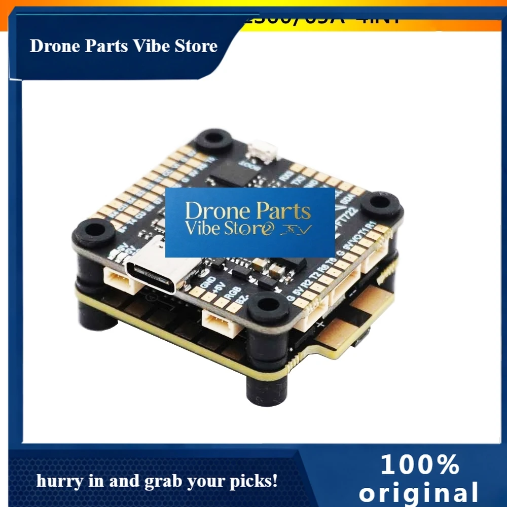 Drone PartsF405 F405HD / F7 F722 Flight Controller / F4 V3S Plus FC + 60A 4in1 S ESC Stacks 30.5*30.5mm For RC FPV Racer Drone
Drone PartsF405 F405HD / F7 F722 Flight Controller / F4 V3S Plus FC + 60A 4in1 S ESC Stacks 30.5*30.5mm For RC FPV Racer Drone