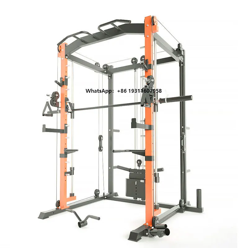 Commercial Gym Multi-Function Station Cable Crossover Smith Power Rack Squat Machine Fitness Equipment
Commercial Gym Multi-Function Station Cable Crossover Smith Power Rack Squat Machine Fitness Equipment