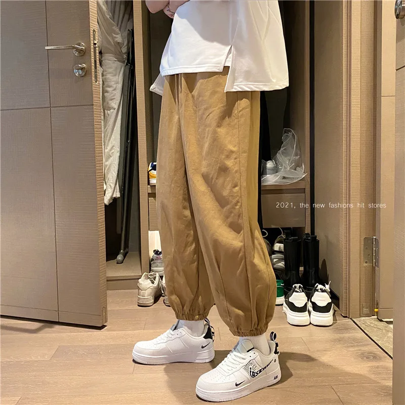 2024 Fashion Spring Autumn Men Loose Wide-leg Pant Men's BF Solid Color Ankle-Length Pants Male Casual Cargo Trousers I739
2024 Fashion Spring Autumn Men Loose Wide-leg Pant Men's BF Solid Color Ankle-Length Pants Male Casual Cargo Trousers I739