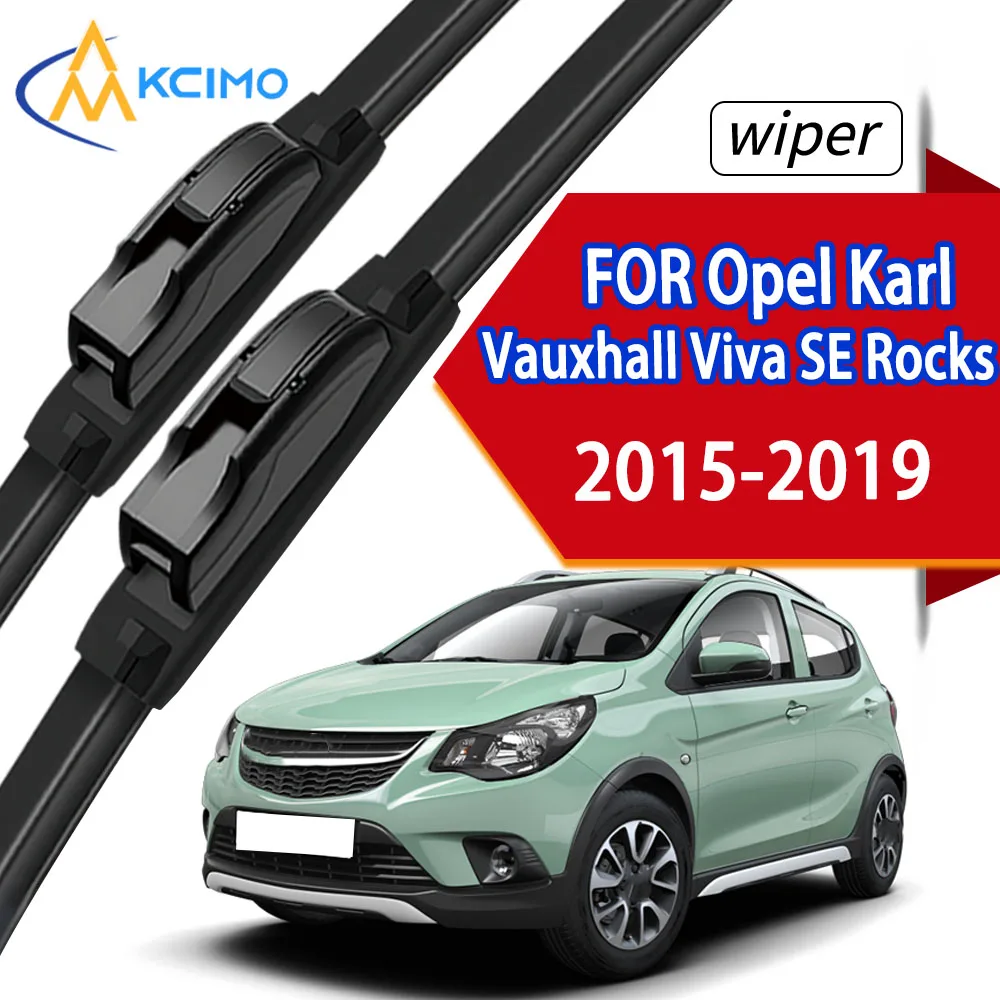 High-Density Rubber Front Windscreen Wiper Blades For Opel Karl Vauxhall Viva SE Rocks 2015-2019
High-Density Rubber Front Windscreen Wiper Blades For Opel Karl Vauxhall Viva SE Rocks 2015-2019