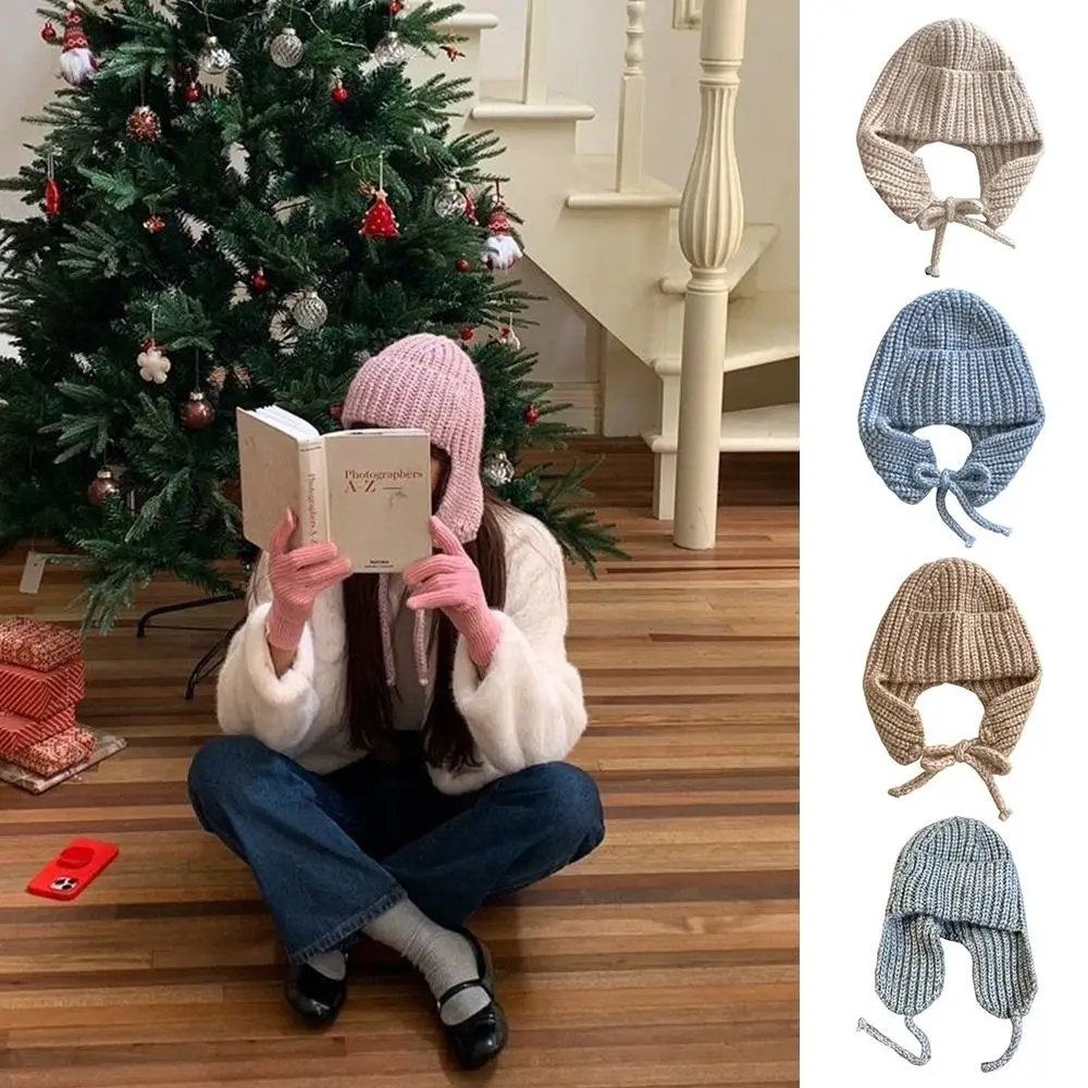 Earflap Thickened Knitted Hat Super Soft Warm Winter Hat Soft Fleece Lining Fashion Ear Protection Bonnet Cold Weather
Earflap Thickened Knitted Hat Super Soft Warm Winter Hat Soft Fleece Lining Fashion Ear Protection Bonnet Cold Weather