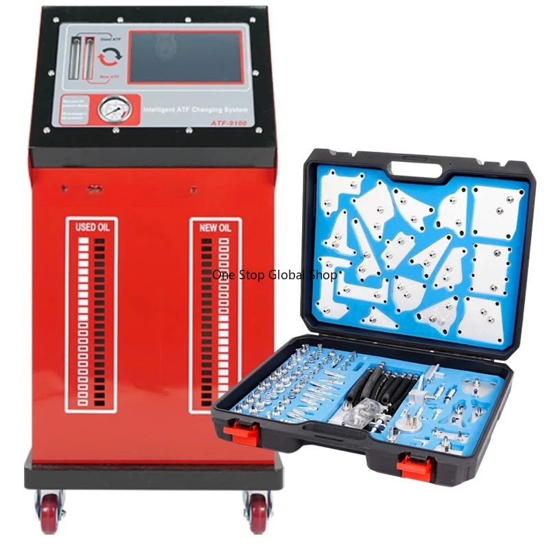 ATF-9100 Efficient Automatic Transmission Fluid Exchanger ATF Oil Changer Cleaner Machine Effective Car Care Equipment Adapter
ATF-9100 Efficient Automatic Transmission Fluid Exchanger ATF Oil Changer Cleaner Machine Effective Car Care Equipment Adapter