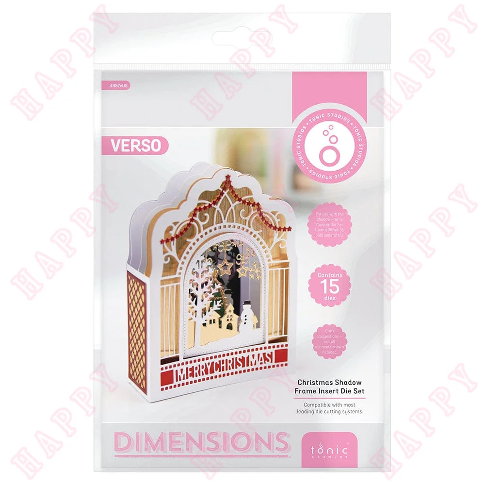 Christmas Shadow Frame Metal Craft Cutting Dies DIY Scrapbooking Paper Craft Diary Decoration Greeting Card Handmade Embossing
Christmas Shadow Frame Metal Craft Cutting Dies DIY Scrapbooking Paper Craft Diary Decoration Greeting Card Handmade Embossing