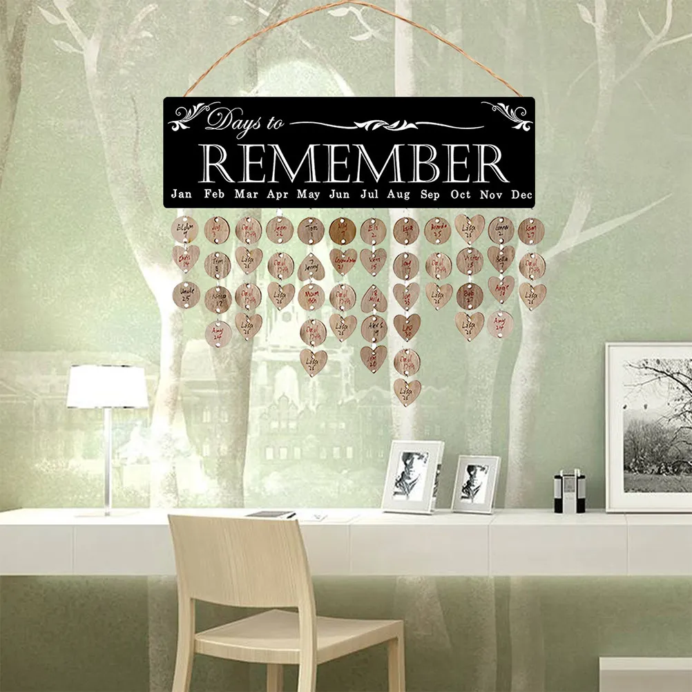 1Set Birthday Calendar Wall Hanging Decoration Wooden Birthday Reminder Board DIY Family Plaque Tags for Home Wall Decor
1Set Birthday Calendar Wall Hanging Decoration Wooden Birthday Reminder Board DIY Family Plaque Tags for Home Wall Decor