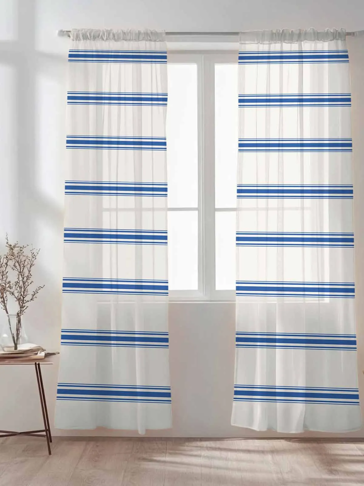 Nature Fashion Pinstripes Voile Sheer Window Drapes Curtains for Bedroom Living Room
Nature Fashion Pinstripes Voile Sheer Window Drapes Curtains for Bedroom Living Room