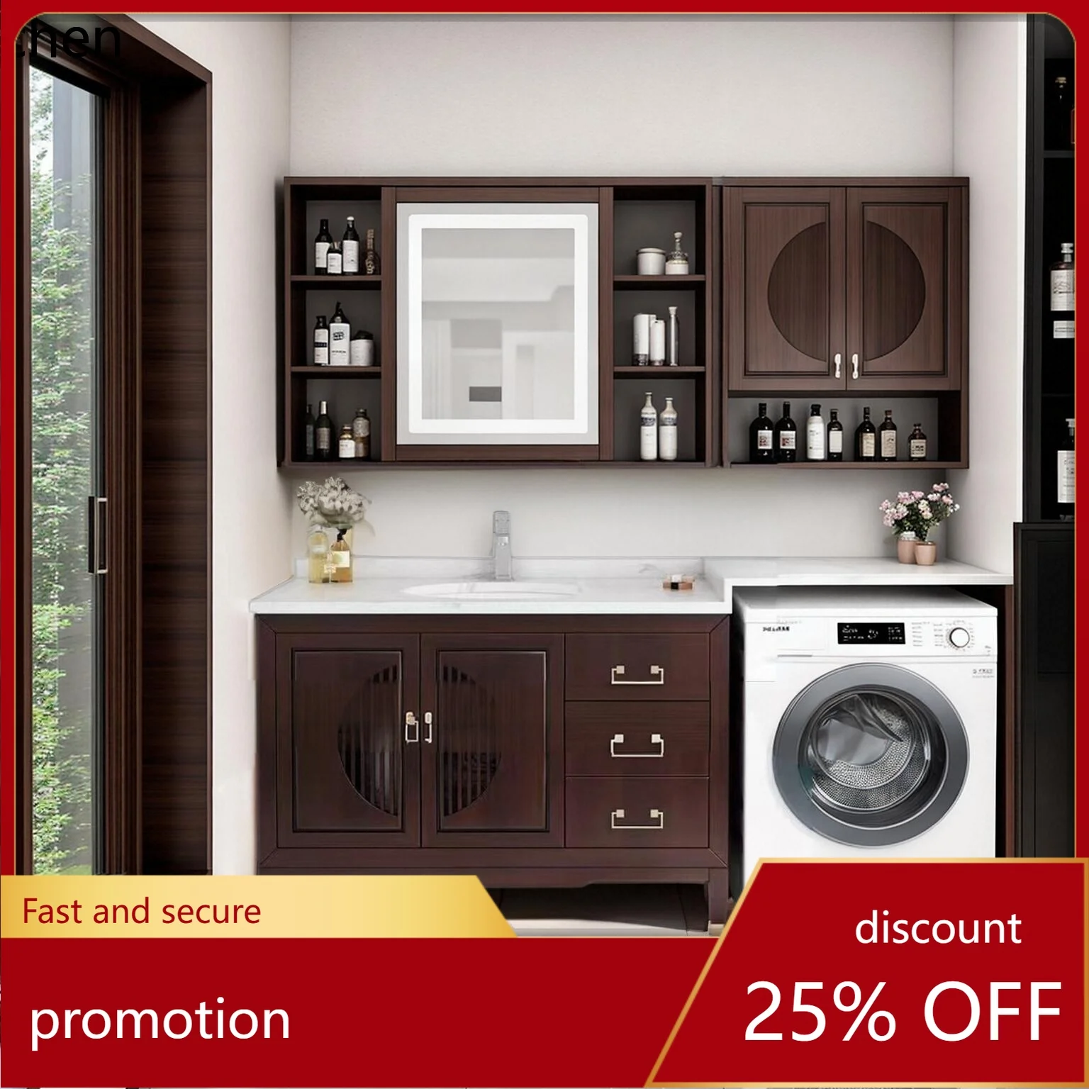 ZML стиральная машина, шкаф для ванной комнаты, комбинированная ванная комната, умывальник из цельного дерева, умывальник для рук, встроенный балконный шкаф
ZML стиральная машина, шкаф для ванной комнаты, комбинированная ванная комната, умывальник из цельного дерева, умывальник для рук, встроенный балконный шкаф