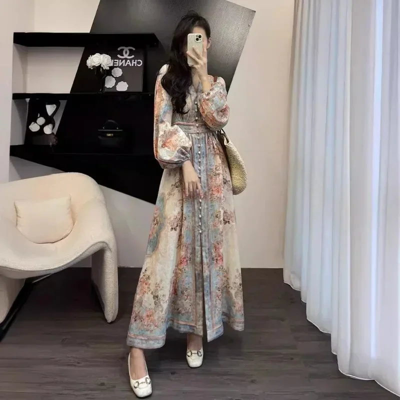 Women's French Tea Casual Wear, Bohemian Belt, Slim, Elegant, Long Sleeve, Summer, New, 2024 Long Dresses for Women
Women's French Tea Casual Wear, Bohemian Belt, Slim, Elegant, Long Sleeve, Summer, New, 2024 Long Dresses for Women
