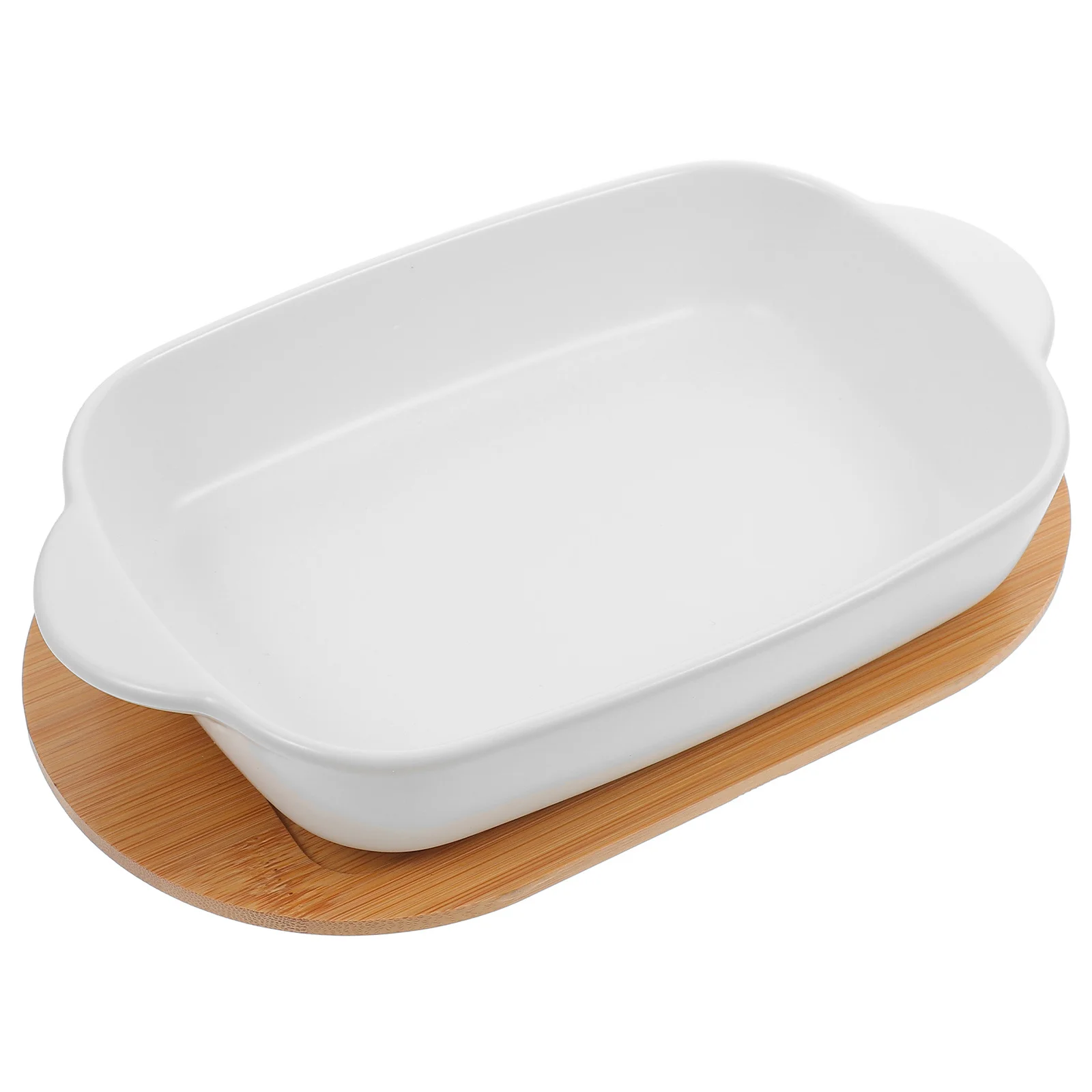 Double Handle Ceramic Baking Dish Rectangular Oven Safe Porcelain Bakeware Tray Non-Stick Roasting Serving Plate for Kitchen
Double Handle Ceramic Baking Dish Rectangular Oven Safe Porcelain Bakeware Tray Non-Stick Roasting Serving Plate for Kitchen