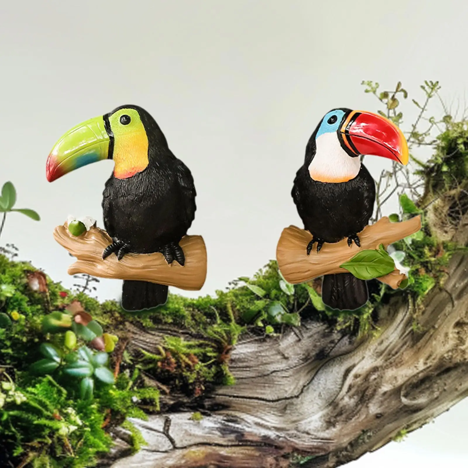 2Pcs Parrot Tree Hugger Bird Sculpture Hanging Garden Statue Art Crafts, Wall Tree Decoration for Porch, Outdoor, Patio
2Pcs Parrot Tree Hugger Bird Sculpture Hanging Garden Statue Art Crafts, Wall Tree Decoration for Porch, Outdoor, Patio