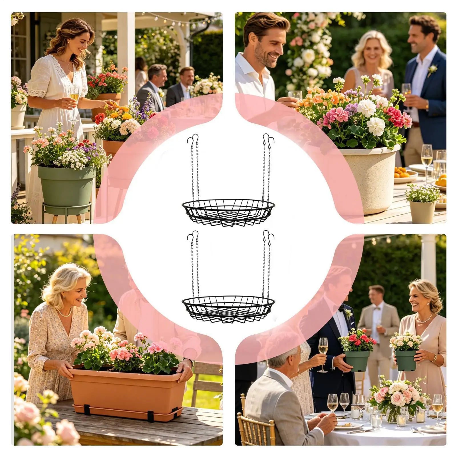 Adjustable Planter Insert With Hooks 2 Pieces Metal Adjustable Flower Pot Filler Riser For Indoor Outdoor Home Office Apartment
Adjustable Planter Insert With Hooks 2 Pieces Metal Adjustable Flower Pot Filler Riser For Indoor Outdoor Home Office Apartment