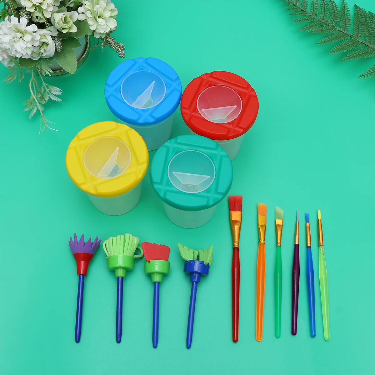 14 Pieces Kids Painting Kits Premium Material Drawing Brushes Bucket Set for Children Arts Crafts DIY Class Gifts
14 Pieces Kids Painting Kits Premium Material Drawing Brushes Bucket Set for Children Arts Crafts DIY Class Gifts