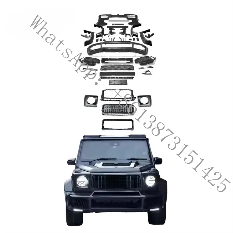 Suitable G-class W464 Bodykit 2019+ Upgrade to BB Bra Style Facelift Front PP Bumper Grille Rear Diffuser
Suitable G-class W464 Bodykit 2019+ Upgrade to BB Bra Style Facelift Front PP Bumper Grille Rear Diffuser