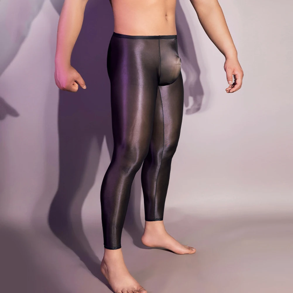 Mens Sexy Oil Slim Ultra Thin Shiny Leggings See Through Underpants Long Pants Skinny Trousers Temptation Erotic Male Leggings
Mens Sexy Oil Slim Ultra Thin Shiny Leggings See Through Underpants Long Pants Skinny Trousers Temptation Erotic Male Leggings