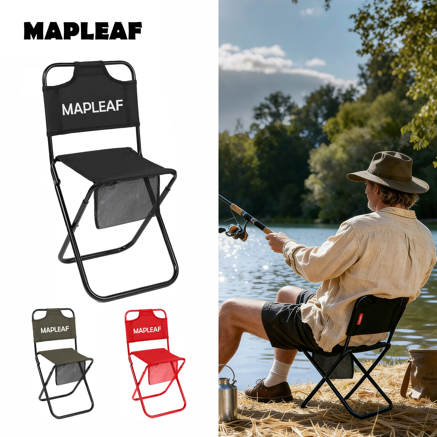 Складной стул MAPLEAF для кемпинга, портативный пляжный стул, ультралегкий складной стул для путешествий, компактный стул для активного отдыха и рыбалки
Складной стул MAPLEAF для кемпинга, портативный пляжный стул, ультралегкий складной стул для путешествий, компактный стул для активного отдыха и рыбалки