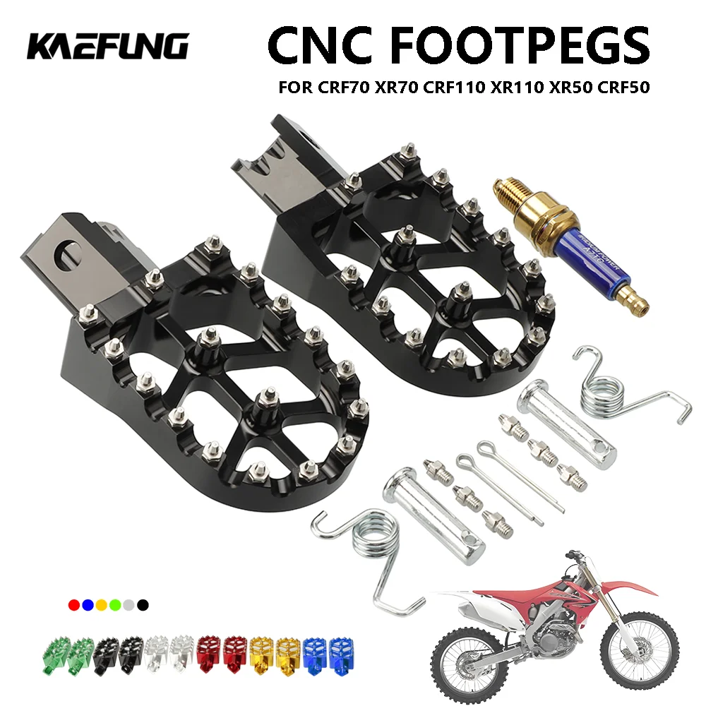 Motorcycle CNC Footpeg Footpegs Footrest Foot Pegs For HONDA CRF XR 50 70 110 125 M2R SDG DHZ SSR KAYO dirt Pit Bike
Motorcycle CNC Footpeg Footpegs Footrest Foot Pegs For HONDA CRF XR 50 70 110 125 M2R SDG DHZ SSR KAYO dirt Pit Bike