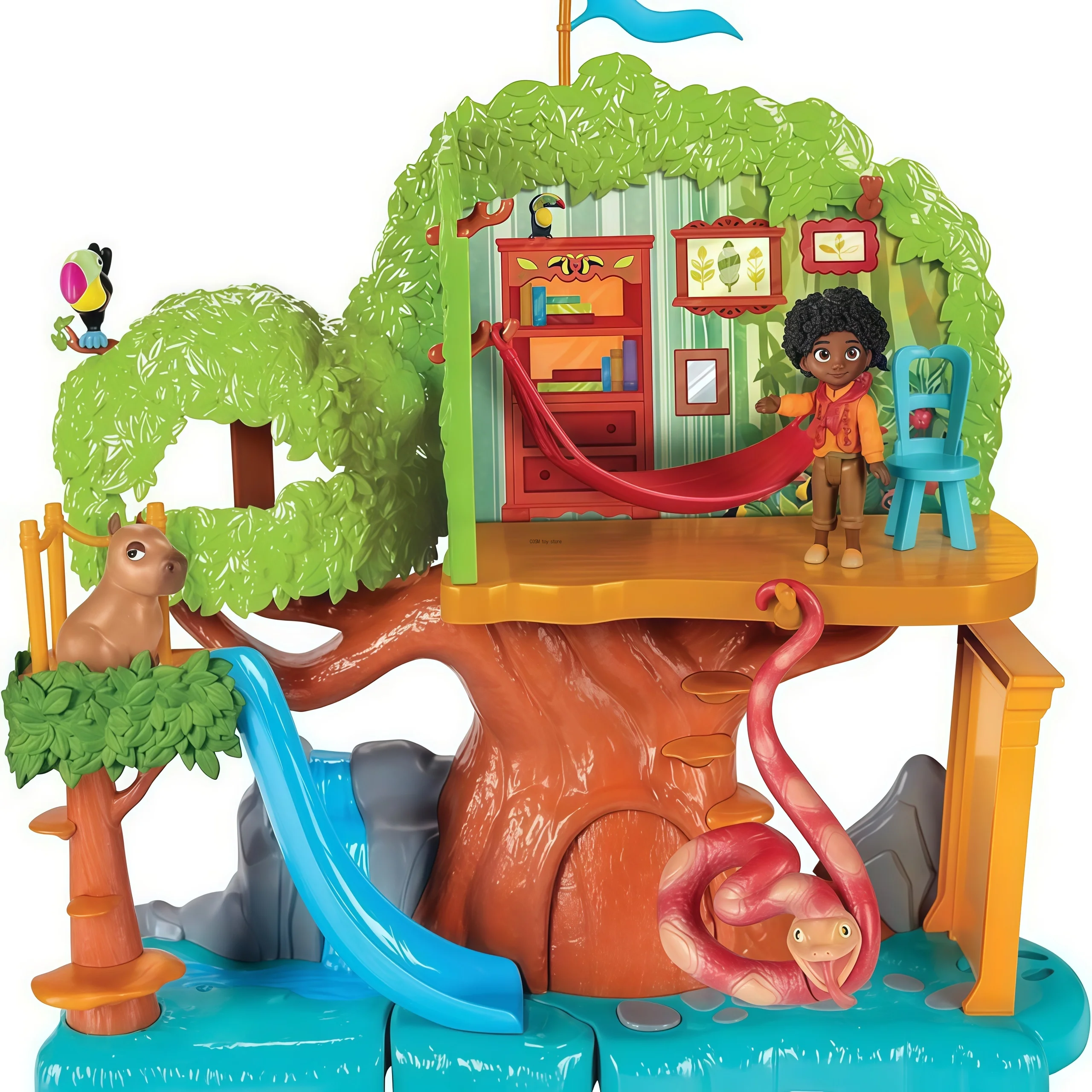 Disney Encanto Antonio Tree House Playset Jakks Interactive Scene Doll Animal Figures Cute Collectible Nice Holiday Gift Decor
Disney Encanto Antonio Tree House Playset Jakks Interactive Scene Doll Animal Figures Cute Collectible Nice Holiday Gift Decor