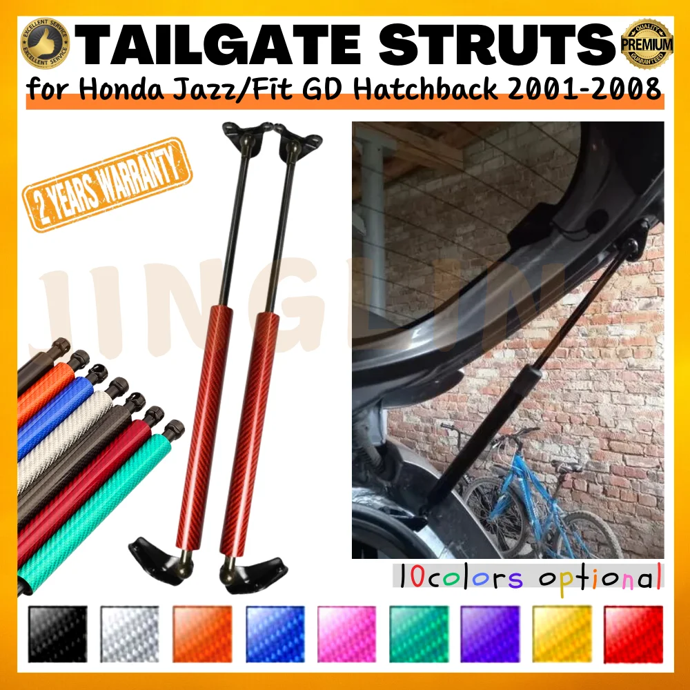 Qty(2) Trunk Struts for Honda Jazz/Fit GD Hatchback 2001-2008 415MM Rear Tailgate Boot Gas Springs Shock Absorbers Lift Supports
Qty(2) Trunk Struts for Honda Jazz/Fit GD Hatchback 2001-2008 415MM Rear Tailgate Boot Gas Springs Shock Absorbers Lift Supports