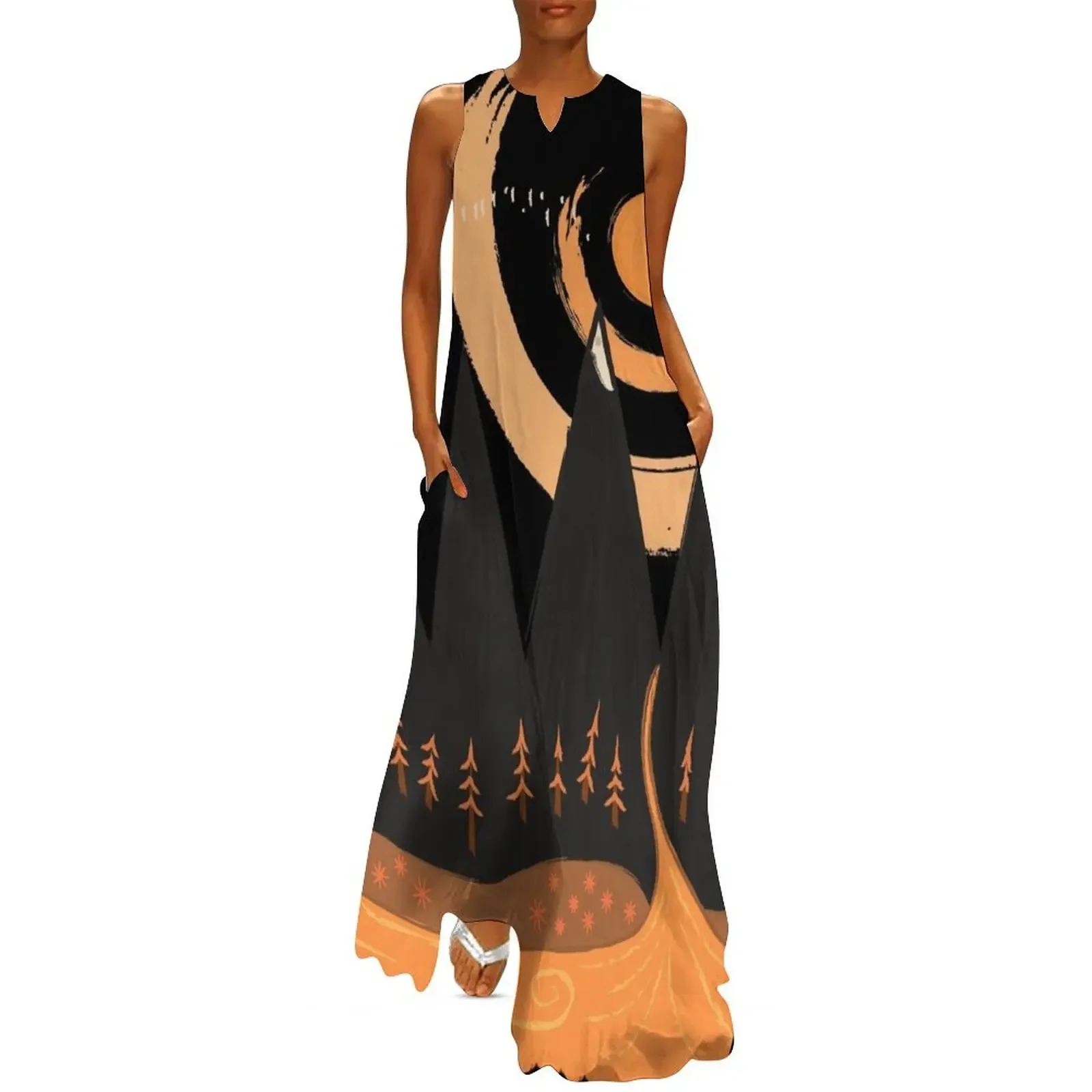 Sunny Mountain Pass Long Dress clothes for women african dresses for woman loose women's dress Dress
Sunny Mountain Pass Long Dress clothes for women african dresses for woman loose women's dress Dress