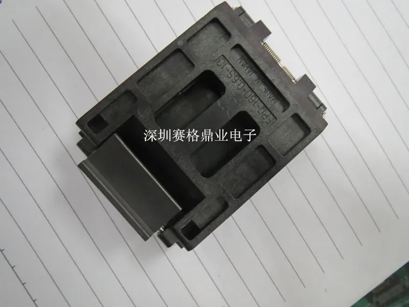 FPQ-160-0,65-10 QFP160 TQFP160 LQFP160 Разъем для проживания 0,65 мм, позолота, испытательное сиденье для микросхем, испытательный стенд
FPQ-160-0,65-10 QFP160 TQFP160 LQFP160 Разъем для проживания 0,65 мм, позолота, испытательное сиденье для микросхем, испытательный стенд