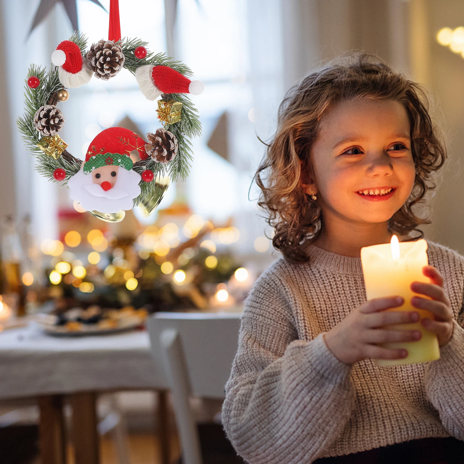 Fake Christmas Wreath Ornaments Front Door Wreaths Plastic Wall Hanging Decoration
Fake Christmas Wreath Ornaments Front Door Wreaths Plastic Wall Hanging Decoration