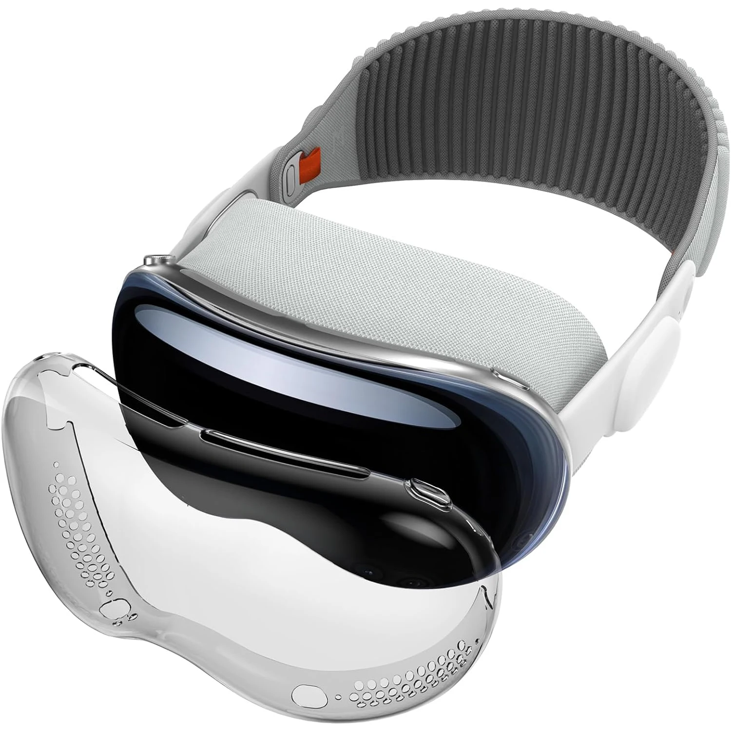 Подходит для защиты от внешнего вида Apple Vision Pro, внешняя прозрачная защита от падения
Подходит для защиты от внешнего вида Apple Vision Pro, внешняя прозрачная защита от падения