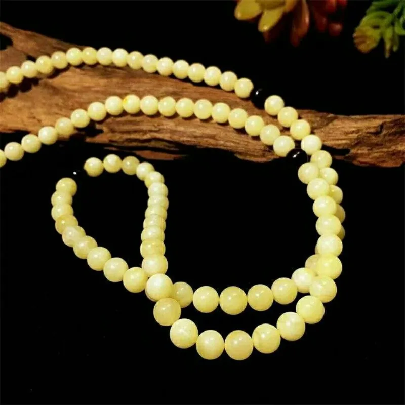 Amber Beeswax Multi-Ring Necklace Bracelet Buddha Beads 108 Beads Necklace Same for Men and Women
Amber Beeswax Multi-Ring Necklace Bracelet Buddha Beads 108 Beads Necklace Same for Men and Women