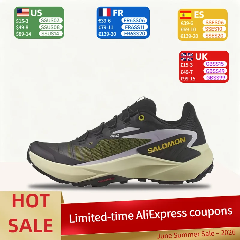 Salomon Genesis: Retro-Styled, Soft, Premium, Lightweight Low-Top Running Shoes for Women – Black, Yellow, and Purple 474437
Salomon Genesis: Retro-Styled, Soft, Premium, Lightweight Low-Top Running Shoes for Women – Black, Yellow, and Purple 474437