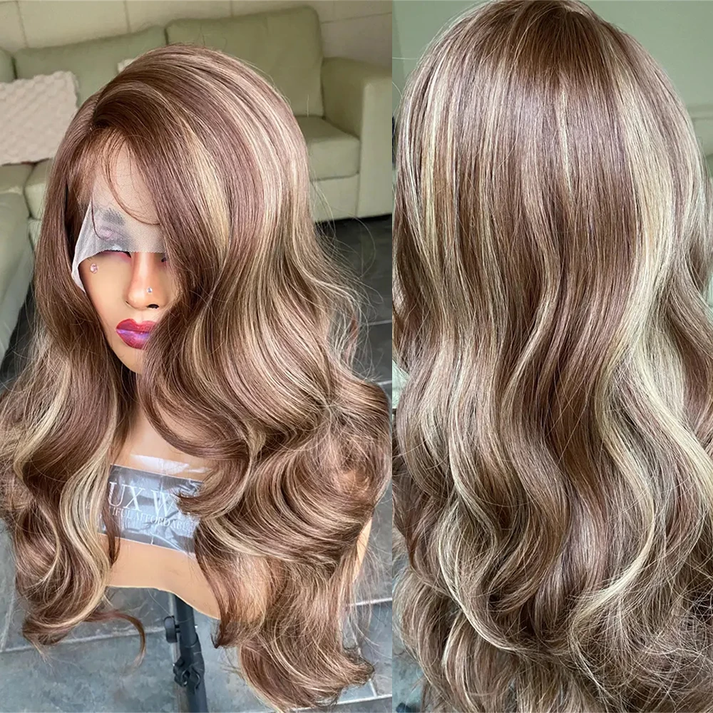 26-дюймовый длинный волнистый густой светлый парик с кружевной передней частью для женщин, парик с эффектом балаяж в оттенках имбирного блонда, термостойкое синтетическое волокно, парик с мелированием.
26-дюймовый длинный волнистый густой светлый парик с кружевной передней частью для женщин, парик с эффектом балаяж в оттенках имбирного блонда, термостойкое синтетическое волокно, парик с мелированием.
