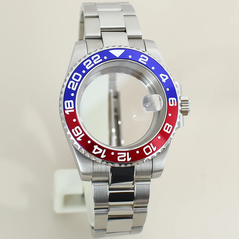 Modified two-color ceramic ring 316L stainless steel for NH35 fashion men's watch case, suitable for Eta2824 movement
Modified two-color ceramic ring 316L stainless steel for NH35 fashion men's watch case, suitable for Eta2824 movement