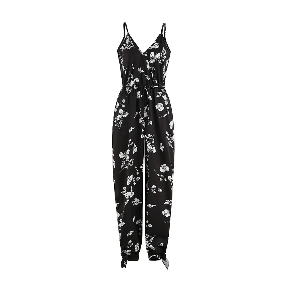 Spring and summer new commuting style backless sleeveless deep V-neck vest jumpsuit
Spring and summer new commuting style backless sleeveless deep V-neck vest jumpsuit