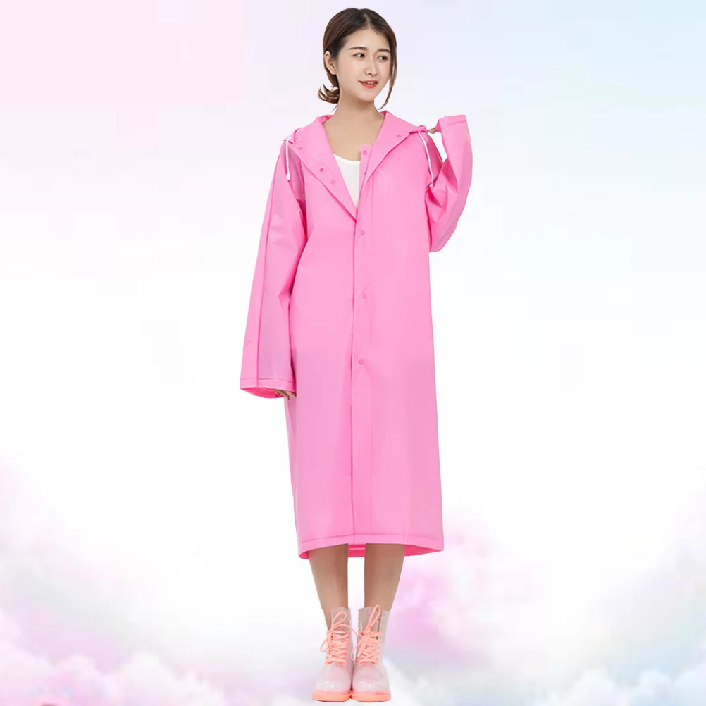 Reusable Waterproof Eva Raincoat Adult Outdoor Lightweight Portable Rain Poncho With Hood For Camping Hiking Travel Rainy Days
Reusable Waterproof Eva Raincoat Adult Outdoor Lightweight Portable Rain Poncho With Hood For Camping Hiking Travel Rainy Days