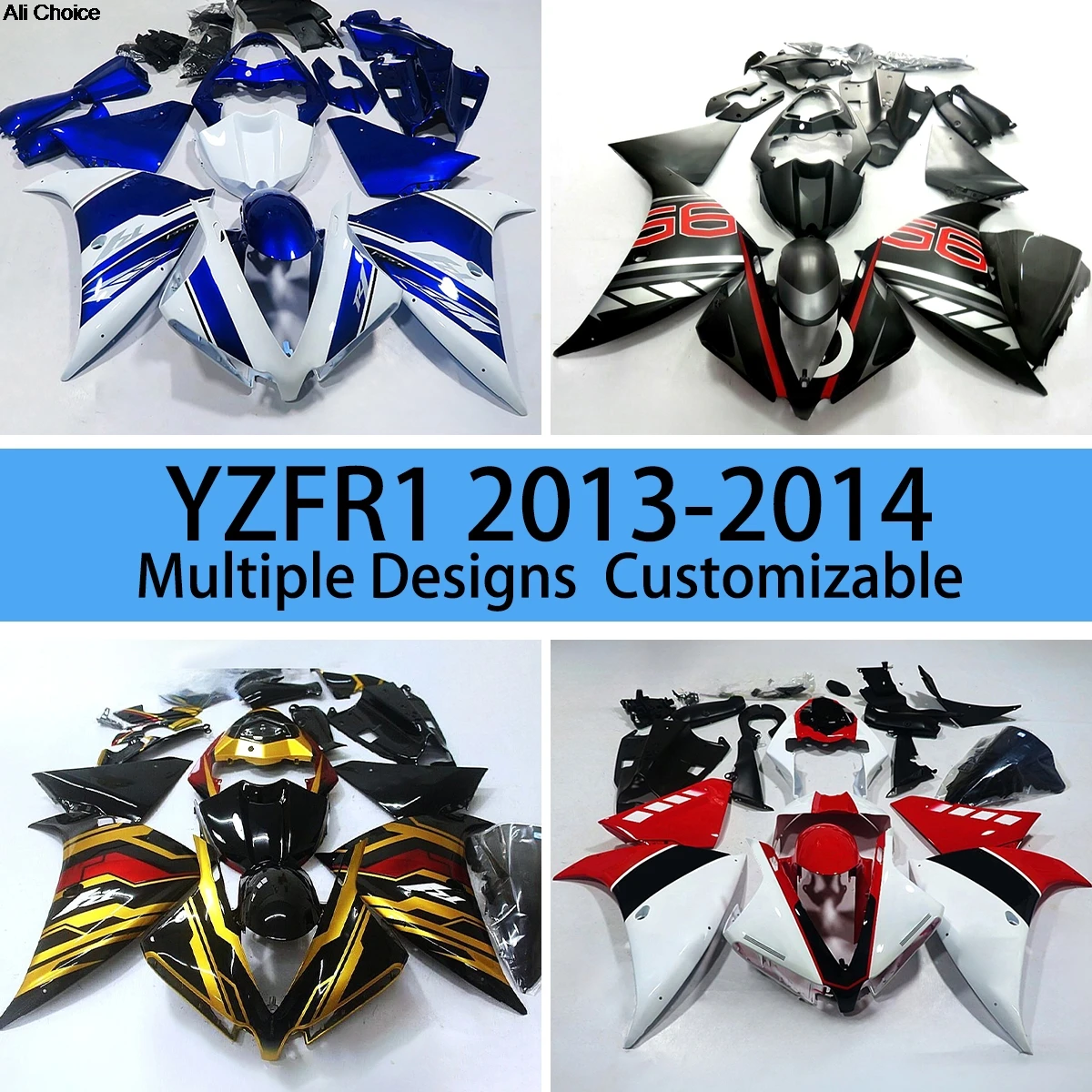 YZFR1 2013 2014 Cool Fairing Kit for YAMAHA YZF R1 13 14 Motorcycle ABS Fairings Bodywork Panel Set
YZFR1 2013 2014 Cool Fairing Kit for YAMAHA YZF R1 13 14 Motorcycle ABS Fairings Bodywork Panel Set