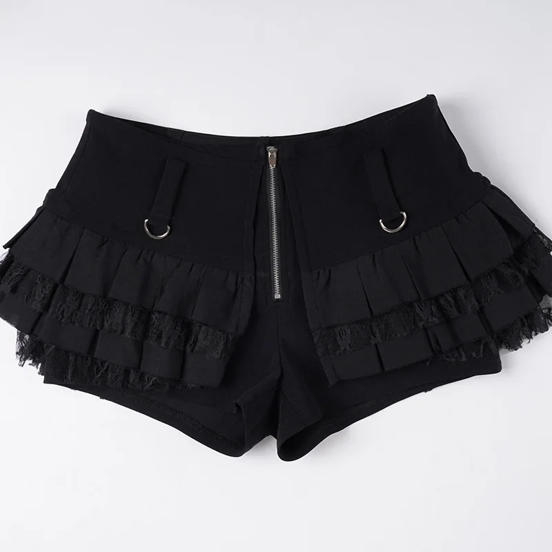 Сексуальные пышные шорты на молнии в уличном стиле, женские брюки-кюлоты с высокой талией и грибковыми краями, шорты Y2k
Сексуальные пышные шорты на молнии в уличном стиле, женские брюки-кюлоты с высокой талией и грибковыми краями, шорты Y2k