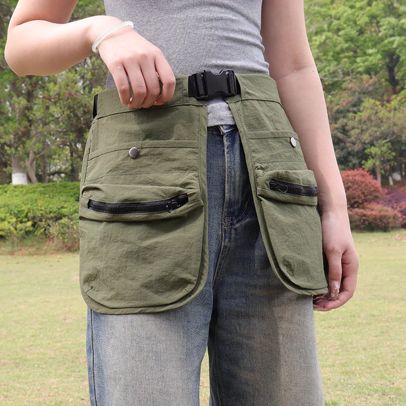Travel Essential Multi Pocket Waist Apron for Outdoor Hiking Cycling Large Storage
Travel Essential Multi Pocket Waist Apron for Outdoor Hiking Cycling Large Storage