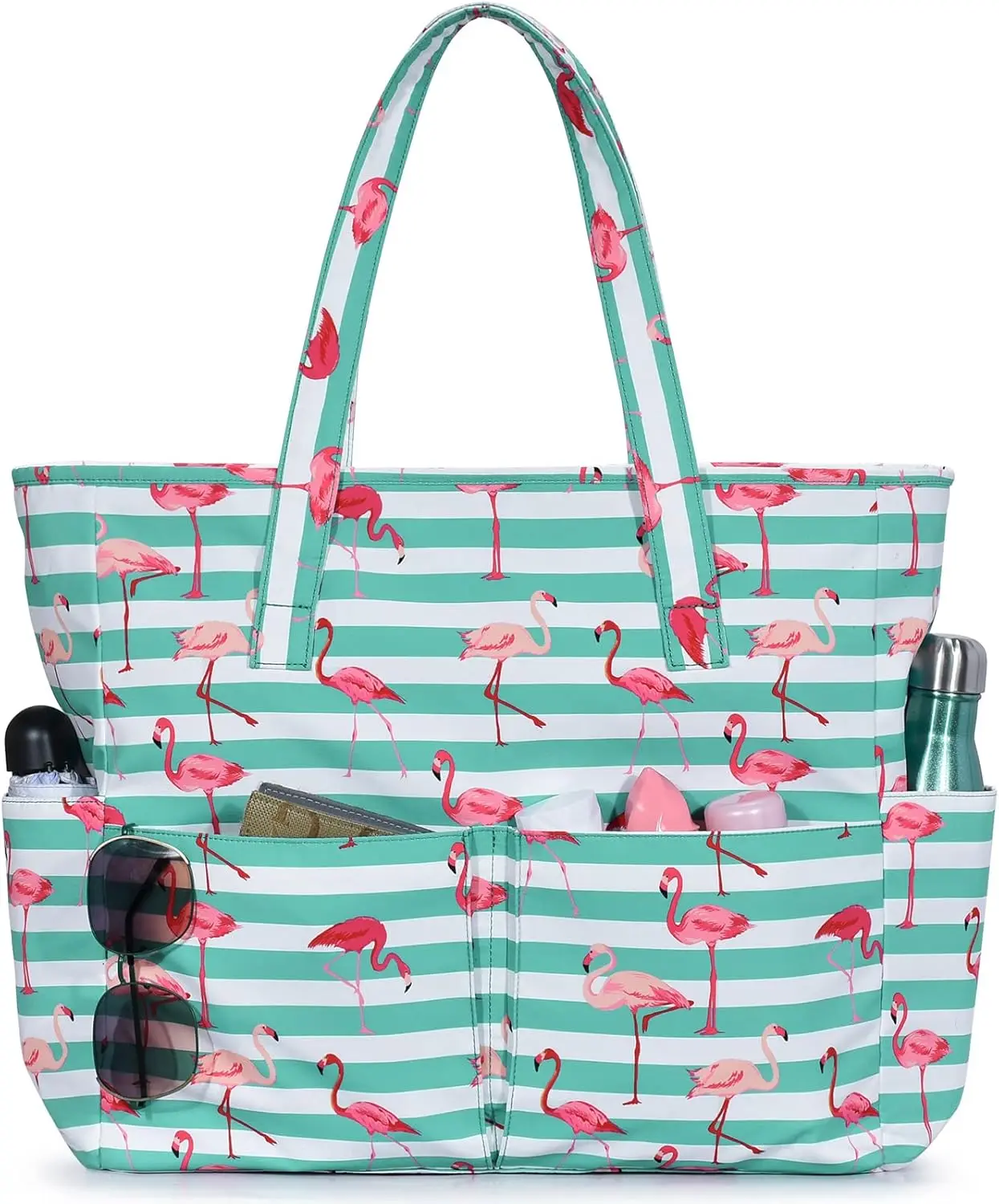 Large Waterproof Beach Tote for Women Sandproof Swim Pool Bag with Zipper Travel Vacation Essentials
Large Waterproof Beach Tote for Women Sandproof Swim Pool Bag with Zipper Travel Vacation Essentials