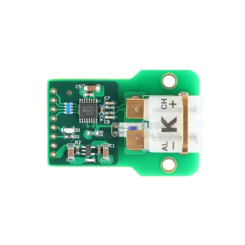 AD7793 high-precision K thermocouple temperature measurement acquisition module PT100 cold junction compensation
AD7793 high-precision K thermocouple temperature measurement acquisition module PT100 cold junction compensation